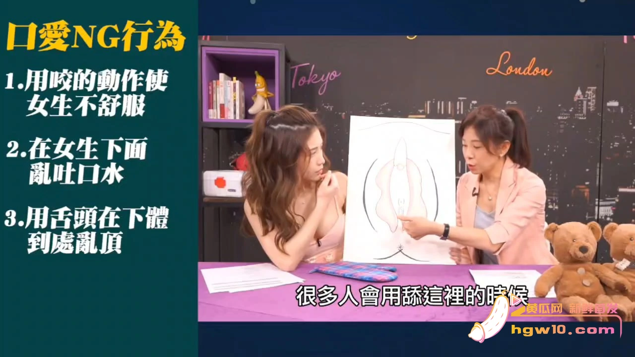 台湾综艺《深夜保健室》详解女性口爱技巧与常见误区